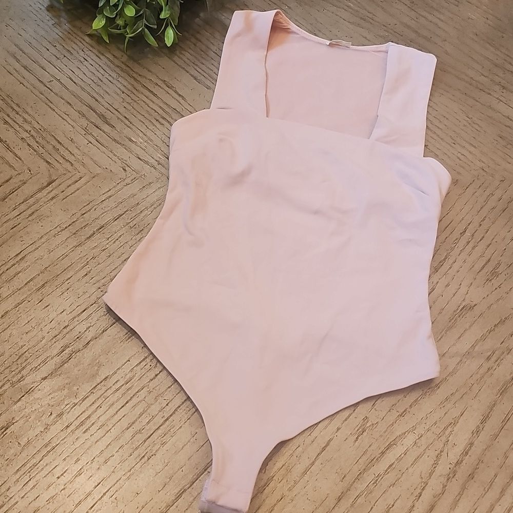 Free People Pink Bodysuit Size S